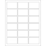 Blank labels template